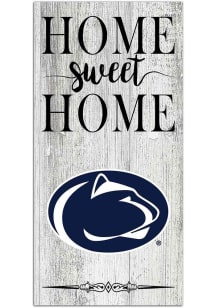 Penn State Nittany Lions Home Sweet Home Whitewashed Sign - Blue