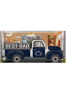 Penn State Nittany Lions Best Dad Truck Sign - Blue