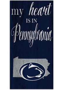 Penn State Nittany Lions My Heart State Sign - Blue