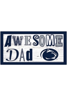 Penn State Nittany Lions Awesome Dad Sign - Blue