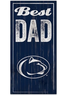 Penn State Nittany Lions Best Dad Sign - Blue