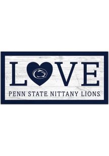 Penn State Nittany Lions Love 6x12 Sign - Blue