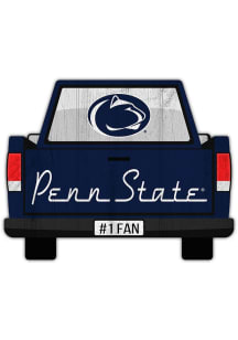 Penn State Nittany Lions Truck Back Cutout Sign - Blue