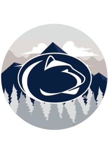 Penn State Nittany Lions Landscape Circle Sign - Blue