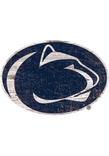 Penn State Nittany Lions Team Logo 8 Inch Cutout Sign - Blue