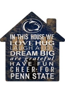 Penn State Nittany Lions 12 inch House Sign - Blue