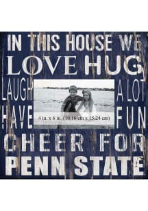Penn State Nittany Lions In This House 10x10 Picture Frame - Blue