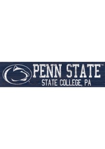 Penn State Nittany Lions 6x24 Sign - Blue