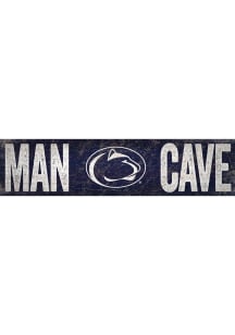 Penn State Nittany Lions Man Cave 6x24 Sign - Blue