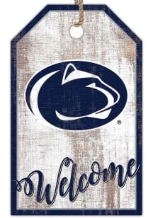 Penn State Nittany Lions Welcome Team Tag Sign - Blue