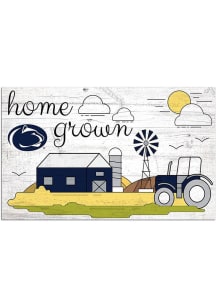 Penn State Nittany Lions Home Grown Sign - Blue
