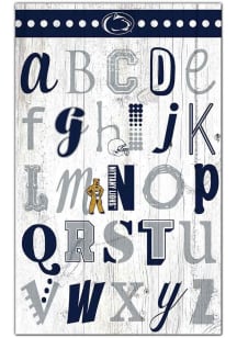 Penn State Nittany Lions Alphabet Sign - Blue