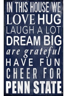 Penn State Nittany Lions In This House Sign - Blue