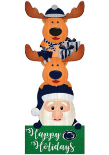 Penn State Nittany Lions 31 Inch Santa Stack Leaner Sign - Blue