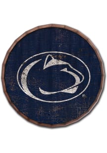 Penn State Nittany Lions Cracked Color 16 Inch Barrel Top Sign - Blue