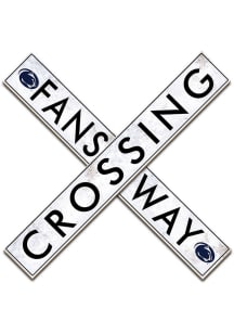 Penn State Nittany Lions 48 Inch Fans Way Crossing Wall Art - Blue
