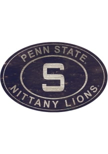 Penn State Nittany Lions 46 Inch Heritage Oval Sign - Blue