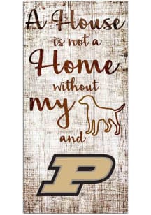 Purdue Boilermakers A House is not a Home Sign - Black
