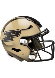 Purdue Boilermakers 12in Authentic Helmet Sign - Black