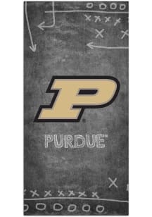 Purdue Boilermakers Chalk Playbook Sign - Black