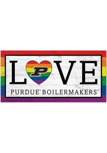 Purdue Boilermakers LGBTQ Love Sign - Black