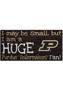 Purdue Boilermakers Huge Fan Sign - Black