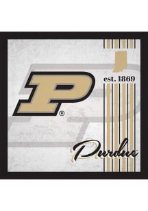 Purdue Boilermakers Album Sign - Black