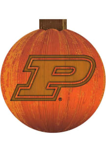 Purdue Boilermakers Halloween Pumpkin Sign - Black