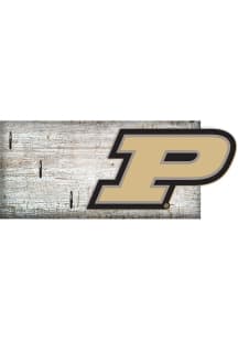 Purdue Boilermakers Key Holder Sign - Black