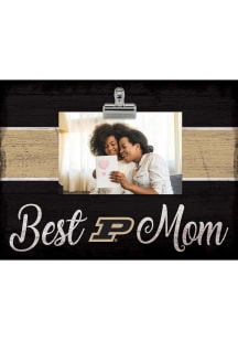 Purdue Boilermakers Best Mom Clip Picture Frame - Black