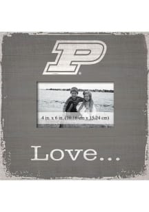 Purdue Boilermakers Love Picture Picture Frame - Black