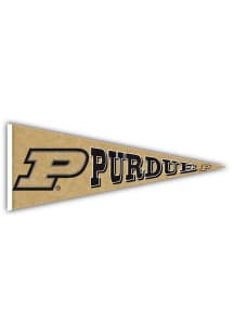Purdue Boilermakers Wood Pennant Sign - Black