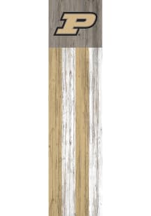 Purdue Boilermakers 24 Inch Flag Leaner Sign - Black