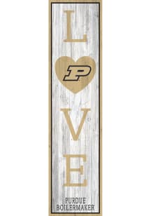 Purdue Boilermakers 24 Inch Love Leaner Sign - Black