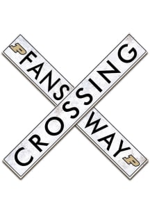 Purdue Boilermakers 24 Inch Fans Way Crossing Wall Art