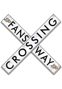 Purdue Boilermakers 48 Inch Fans Way Crossing Wall Art
