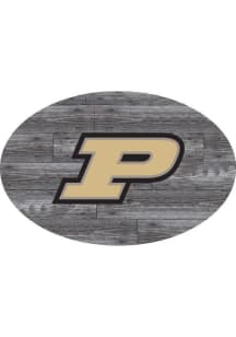 Purdue Boilermakers 46 Inch Distressed Wood Sign - Black