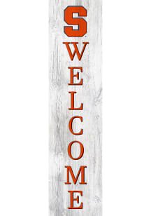 Syracuse Orange 24 Inch Welcome Leaner Sign - Orange