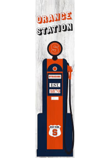 Syracuse Orange Retro Pump Leaner Sign - Orange