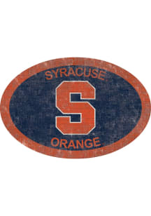 Syracuse Orange 46 Inch Oval Team Sign - Orange
