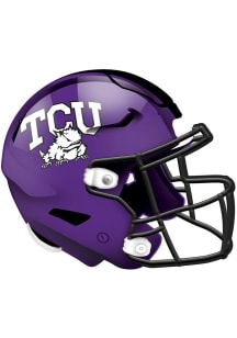 TCU Horned Frogs 12in Authentic Helmet Sign - Purple