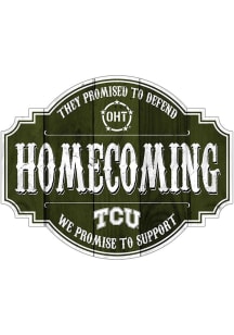 TCU Horned Frogs OHT 12in Homecoming Tavern Sign - Purple