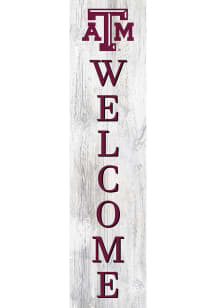 Texas A&M Aggies 48 Inch Welcome Leaner Sign - Maroon