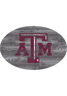 Texas A&M Aggies 46 Inch Distressed Wood Sign - Maroon