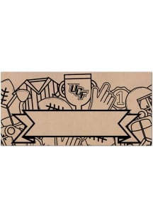 UCF Knights Banner Coloring Sign - Green