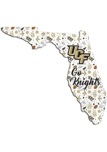 UCF Knights Floral State Sign - Green