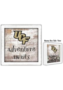 UCF Knights Adventure Awaits Box Sign - Green