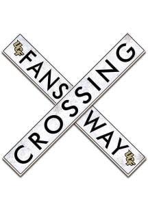 UCF Knights 24 Inch Fans Way Crossing Wall Art - Green