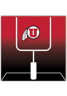 Utah Utes Goal Gradient Sign - Red