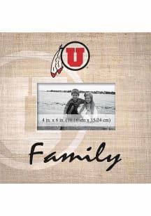 Utah Utes Family Picture Picture Frame - Red